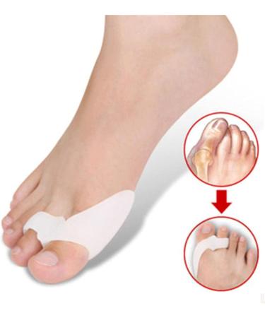 4x Toe Spreader & Separator - Soft Silicone Hallux Valgus Correction | International Shipping - Buy Online on GoSupps.com