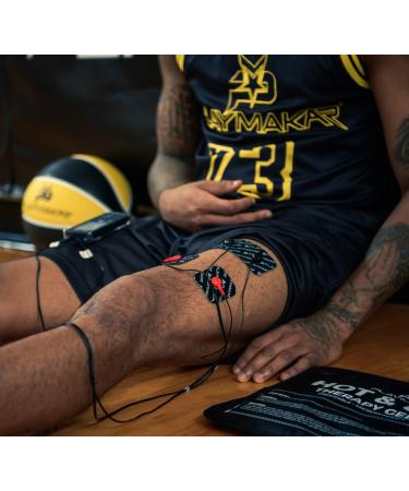 Sport Muscle Stimulator Electrode Pads - Self-Adhering Semi-Reusable (8 Pack) for PlayMakar PRO-500 TENS Unit | EMS NMES Therapy - Buy Online on GoSupps.com