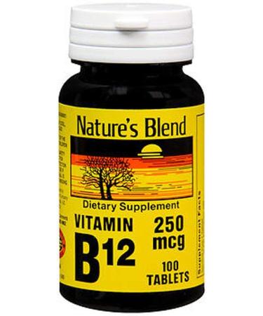 Nature's Blend NAT B Vitamin B12 TB 100 Count 100 Count (Pack of 1)