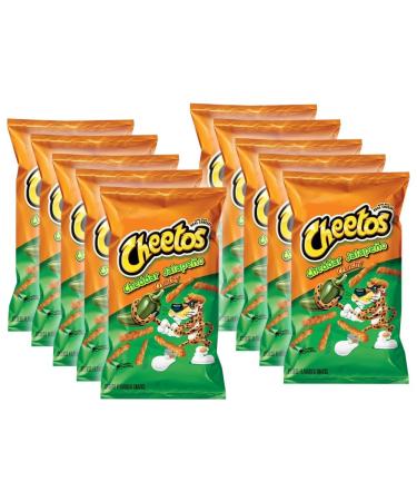 Cheetos Cheddar Jalapeno Crunchy 226.8g 8z (10 pack) by Mazovia Brands