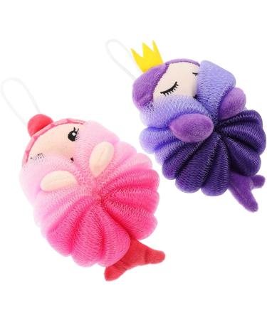 FRCOLOR 8 Pcs Bath Balls - Shower Luffa Body Scrubber & Mesh Pouf for Kids & Adults - Buy Online on GoSupps.com