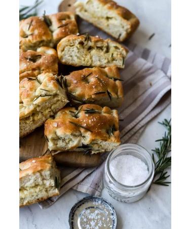 Wright's | Garlic & Rosemary Focaccia Bread Mix 5X500g | It has a wonderful Mediterranean flavour bursting with garlic and rosemary sprigs | Baking Success Guaranteed | Suitable for Vegetarians - Buy Online on GoSupps.com
