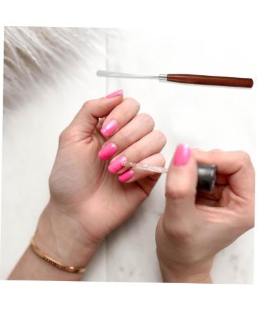 Premium Nail Art Glue Stick Mixing Tools | Stainless Steel Spatula & Gel Mixer for Makeup and Nail Art - Buy Online on GoSupps.com