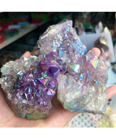 Natural Magic Natural Crystal Gemstone Aura Amethyst Cluster for Home Decor ZJGIDTEM 5-7 cm Amethyst - Buy Online on GoSupps.com