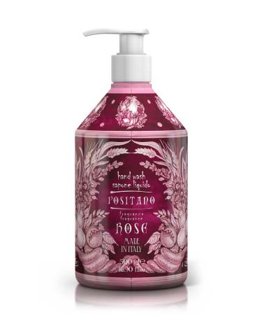 Rudy Positano Rose Earthenware Liquid Soap - 500 ml