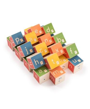 Uncle Goose Braille ABC Blocks - Made in USA by Uncle Goose