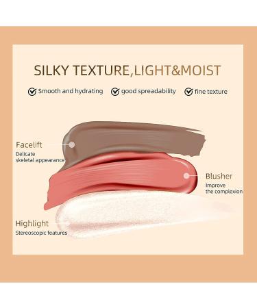 Liquid Contour Beauty Wand - Highlighter & Bronzer Stick - Long Lasting & Smooth - Easy to Apply & Blend - Waterproof (01) - Buy Online on GoSupps.com