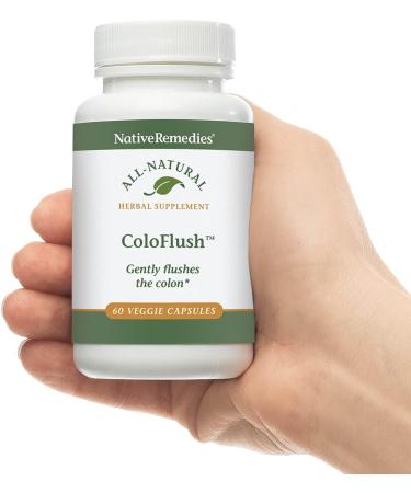 Native Remedies ColoFlush - Natural Herbal Supplement for Colon Health - 60 Veggie Caps - Buy Online on GoSupps.com