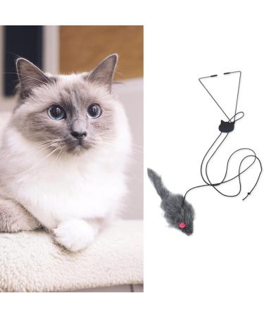 MagiDeal Interactive Plush Mouse Toy for Kittens - Funny Hanging Door Catcher - Buy Online on GoSupps.com