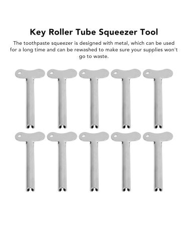 10 Pieces Toothpaste Tube Presser Set | Iron Color Expressor for Hair Dye & Cosmetics | Essential Bathroom Tools - Buy Online on GoSupps.com