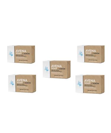 5 Jabones Facial Cleansing Washes Soap (Avena)