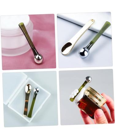  FRCOLOR Set of 2 Mini Makeup Spatulas for Skin Care for Face Cream Eye Cream Reusable and Easy to Clean - Buy Online on GoSupps.com