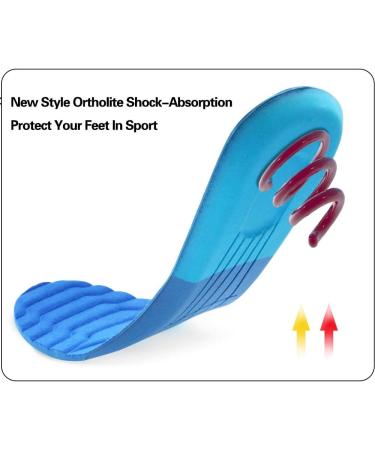 Sport Cushion Insole for Plantar Fasciitis - Arch Support & Breathable Shoe Pad Inserts for Men & Women (Size 35-40 - Buy Online on GoSupps.com