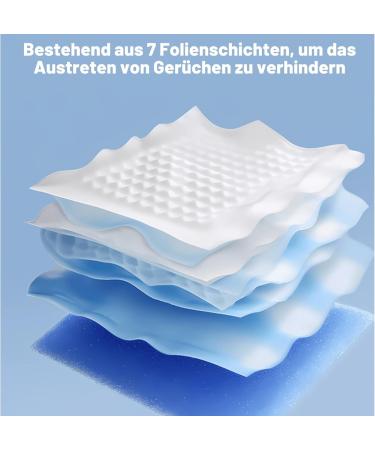Fonwujiot 10-Pack Litter Loose Refill Cassette - Compatible with All Diaper Pails & Octagonal Diapers | Eco-Friendly & Convenient Refill Bags - Buy Online on GoSupps.com