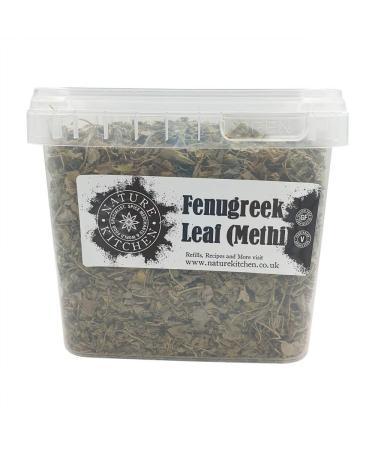 Nature Kitchen Fenugreek Leaf(Methi) 125G Large Bag Of Seasoning Spices And Herbs. Gluten-Free and Vegan Everyday Cooking Blends For Marinades Sauces Frying Baking Or Grilling