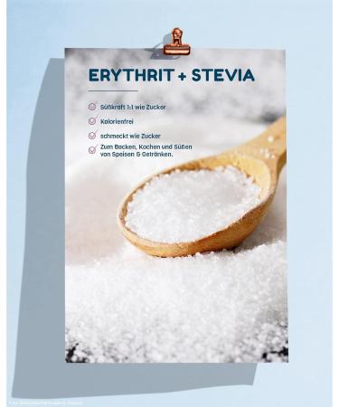 Buy NoSugarSugar Erythritol & Stevia Sticks - Calorie-Free Sugar Substitute (3 x 200g) for International Shipping - Buy Online on GoSupps.com