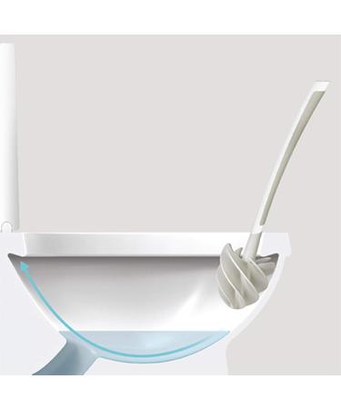 Better Living Products 17253 LOOEEZ Hygienic Toilet Squeegee/Brush White with Grey - Buy Online on GoSupps.com