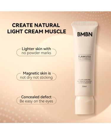 2 Pack Temperature Changing Liquid Foundation Full Coverage Matte Finish Long Lasting Oil-Free Lightweight Moisturizing Makeup Primer Concealer Mask - Buy Online on GoSupps.com