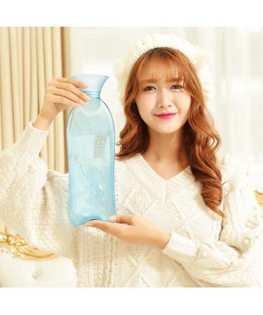 MAIES Classic Hot Water Bottle - Reusable PVC Heat Bottle with Knitting Cover | Perfect Christmas & Birthday Gift | Portable & International Shipping - Buy Online on GoSupps.com