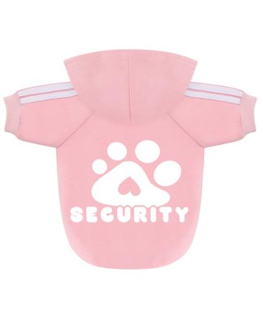 Dolahovy dogs hoodie clothes for pets dog sweater vest autumn winter dog sweater puppy costumes coats dog outfit for small medium -sized dogs cats chihuahua teddy l pink