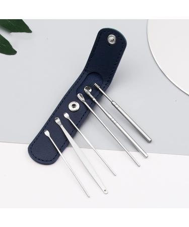 6 Pcs Stainless Steel Ear Pick Earwax Removal Kit with Storage Box - Buy Online on GoSupps.com