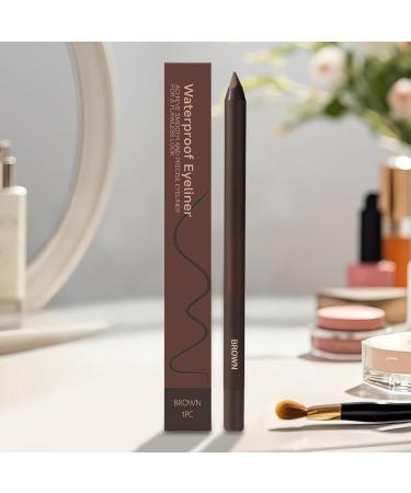 Eyeliner Pencil Waterproof Eye Pencil 24 Hours Long Lasting Fade Resistant Makeup for Women Beauty Defined Sophisticated Look Brown - Buy Online on GoSupps.com
