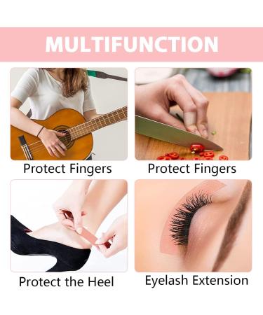 Pink Lash Tape Kit: 6 Rolls Breathable Micropore Fabric Adhesive Tape with Tweezers and Scissors - for Eyelash Extensions - Buy Online on GoSupps.com