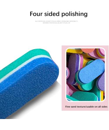 Mini Nail Buffers Buffers Block Nail File Polishing Sponge Nail Files 100/180 Grit Sponge Buffing Sanding Block for Acrylic Nails and Natural Nail Tech Must Haves Orange Yellow - Buy Online on GoSupps.com