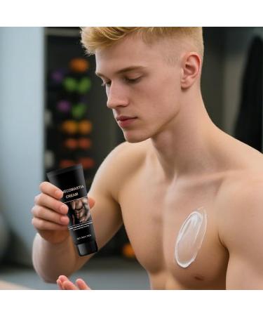  G n rique Men Chest Cream 50g Skin Moisturizing Lotion Natural Chest Care Cream for Sports Gym Fitness Home Travel Daily Skin Hydration Product for Active Men Fathers and Personal Bodycare Routine - Buy Online on GoSupps.com