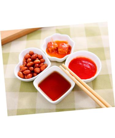 Zerodeko 2pcs Sauce Plate Sauce Dipping Bowl Ceremic Dipping Snack Platter Mini Bowls Ceramic Dessert Plate Seasoning Sauce Dish Condiment Dish Bowl Small Glass Bowls White Food Blush - Buy Online on GoSupps.com