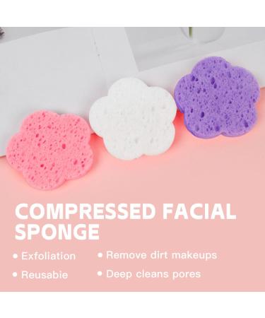 Spa Sponges for Facial Cleansing Gentle Cleansing Sponges for Girls - Skin-Friendly Face Cleansing Pads Soft Makeup Remover Pads for Traveling - Buy Online on GoSupps.com
