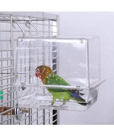 KINTOR Bird Bath - No-Leakage Design 5.9x6.3x6.3inch - Ideal for Most Birdcages - Buy Online on GoSupps.com