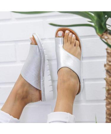 Comfortable Women's Platform Sandals - Orthopedic & Post-Bunion Correction Casual Footwear for Summer | Soft PU Leather Beach Shoes 3 39 EU - Buy Online on GoSupps.com