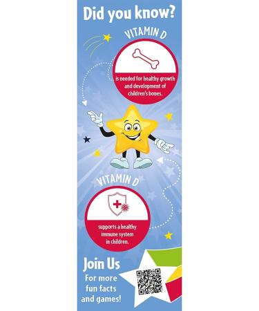 Natures Aid Kids Vitamin D3 Spray 30ml - Daily Oral Supplement for Children Ages 4-12 - Immune Support & Bone Health - Orange Flavour, Vegetarian - Buy Online on GoSupps.com