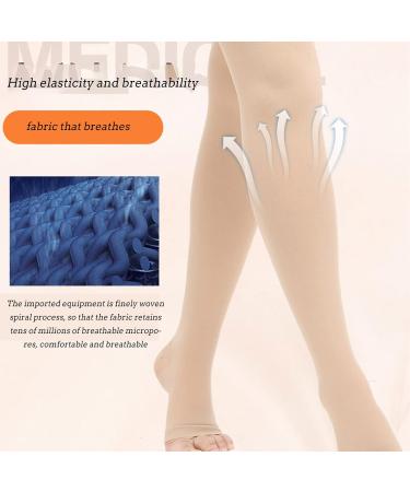 15-20 mmHg Compression Stockings - Closed Toe Support for Varicose Veins Athletics Travel & Edema Relief | Perfect for Pregnancy - Size L - Buy Online on GoSupps.com