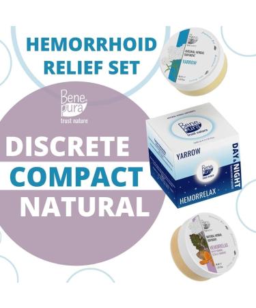 BenePura Hemorrhoids Ointment - Natural Relief for Burning, Itching, and Discomfort - 2 x 40 ml - Buy Online on GoSupps.com