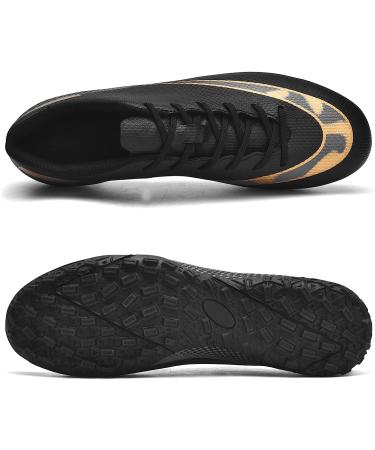 Men's Soccer Cleats High-Top Athletic Football Boots 10.5 Black - HaloTeam - Buy Online on GoSupps.com