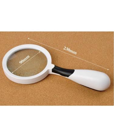 Magnifying Glass with Light LED Handheld Handle for The Elderly Children Reading Good Times - Buy Online on GoSupps.com