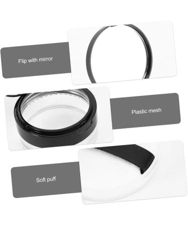 Bath Powder for Women with Puff Powder Case with Mirror Loose Powder Cosmetic Box Travel Portable - Buy Online on GoSupps.com