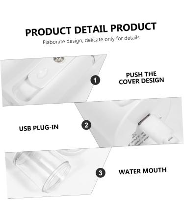 SOESFOUFU 3 Sets Hydrating Instrument Face Sprayer Mist Sprayer Travel Steamer Mini White Abs - Buy Online on GoSupps.com