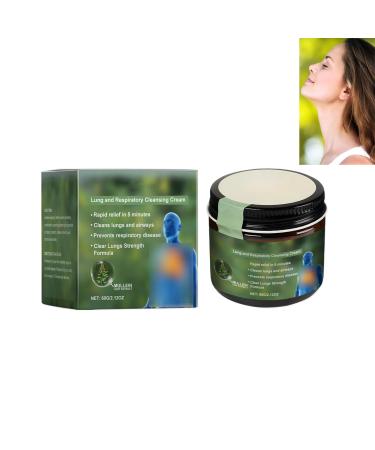 Cr me Nettoyante Rrespiratoire Cr me Nettoyante Pulmonaire Et Respiratoire 60g Pour Soulager L'inconfort Am liorer La Sant Pulmonaire Nature Et Ddouce Et Assurer Une Respiration Douce