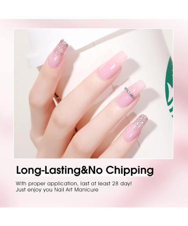 VENALISA Hema-Free Pink Gel Nail Polish Set - 6 Popular Nude Pink Colors | Soak Off LED Nail Lamp Light Manicure Kit for Women & Girls - DIY Salon Gifts (6pcs) - Buy Online on GoSupps.com