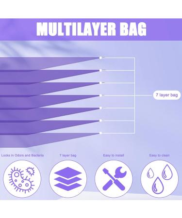 10 Pack Refill Film Compatible with Tommee Tippee Spross & Littycat - Perfect for Eco-Friendly Waste Disposal - Buy Online on GoSupps.com