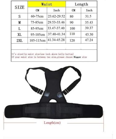 DFHBFG Back Support Corset for Women & Men - Corrector Posture Belt | Large Size - Buy Online on GoSupps.com