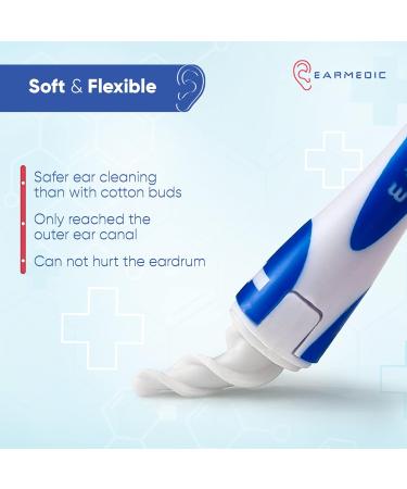 Silicon Spiral Ear Wax Removal Kit - Gentle Ear Cleaner Tool for Ear Wax Removal and Ear Pick - Buy Online on GoSupps.com