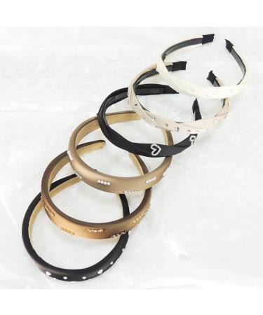 scicent Wedding Hair Accessories for Women 3 Pieces Crystal Rhinestone Headband Diamond Jeweled Sparkly Glitter Bling Head Bands Cross Hair Bands Thick Hair Hoops for Girls - 29816 - Buy Online on GoSupps.com