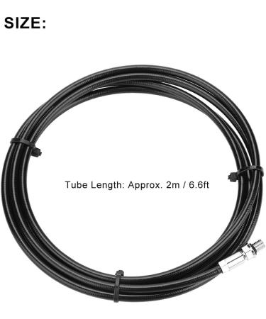 VGEBY 2m Hydraulic Disc Brake Hose with Olive Rings for AVID, Tektro, Sram - Brake Oil Tube for E5 E9 ER XX XO - Connecting Insert Included - Buy Online on GoSupps.com