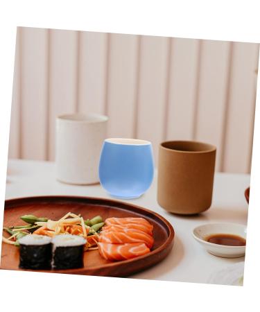 Zerodeko Handmade Tea Cup Ceramic Sake Cups 2pcs Cup Mug Lovers Ceramics Simple Tea Sake Cups Tea Tasting Cup - Buy Online on GoSupps.com