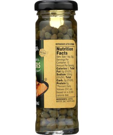 Reese Non Pareil Capers 3.5 oz (Pack of 12) - Premium Quality Non Pareil Capers - Buy Online on GoSupps.com