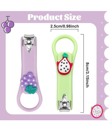Nail Clippers Set Kids Nail Clipper 2 Pieces Nail Clippers Manicure Sets Stainless Steel Nail Clippers Pedicure Kit Grooming Tools Nail Cutter for Women Men Children - Buy Online on GoSupps.com